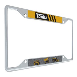 Desert Cactus Tonka Metal Car Accessories Metal License Plate Frame and Tag Holder for Front or Rear of Car (Style 1)