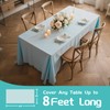 Glomii Plastic Table Cloth Disposable 8 Pack, 137 x 274cm