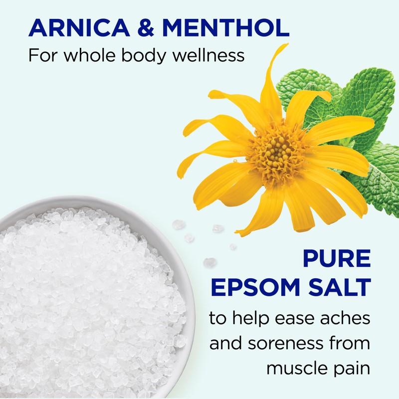Dr Teal's Epsom Salt Magnesium Soak, Arnica Body Relief with