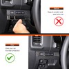 Daeiclru Headlight Switch Button Frame Cover Trim Compatible with Nissan