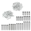 YOKIVE 126 Pack Lamp Pipes Kits, M10 Screws Threaded Hexagon