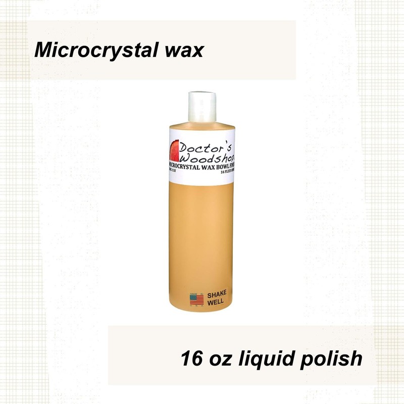 Doctor's Woodshop Micro Crystal Wax Bowl Finish 16Oz