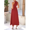 KIRUNDO Summer Dresses for Women 2025 Halter Maxi Wedding Guest