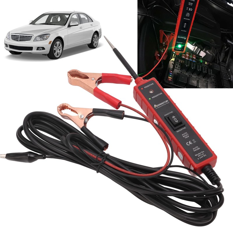 KIMISS 6-24V Auto Circuit Tester, Universal for Car Electrical System,