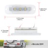 NSLUMO Canbus Full LED Number Plate Light Assembly Replacement for