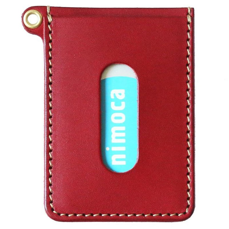 Polcolosso Vertical Pass Case with Grommets, Original Tochigi Leather, Made