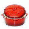 Cajun Classic 6 Qt. Red Enamel Coated Cast Iron Dutch