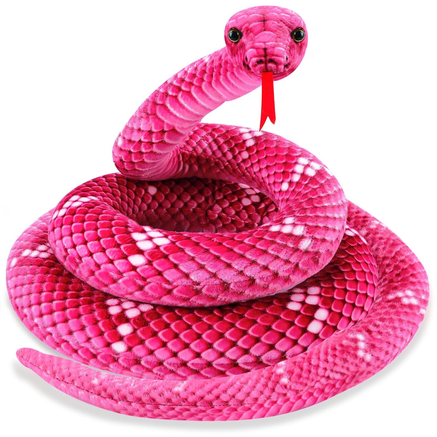 MGZTTHW Snake Plush, Stuffed Snake Animal, 71 in Large Toy Snakes for ...