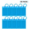 50 Pack Luggage Tags Suitcases PVC Travel Bag & Baggage