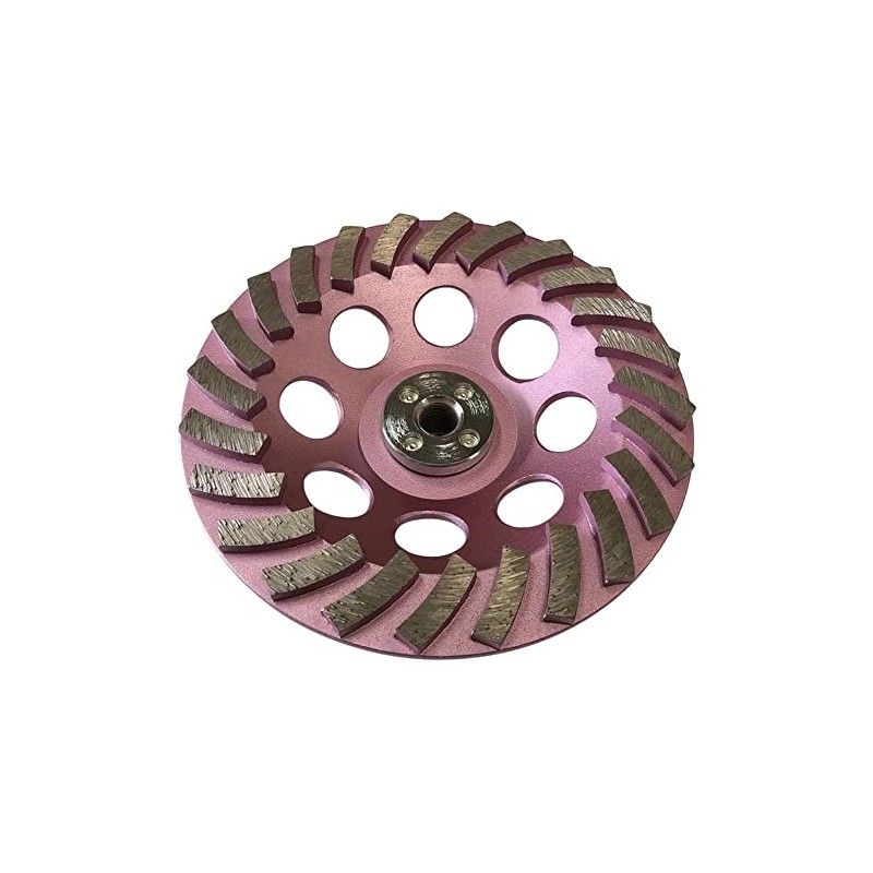 7" Anti-Vibration Grinding Diamond Cup Wheels for Concrete and Masonry,