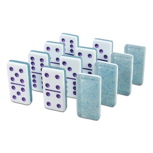 IDTQ Dominoes Set for Adults, Double 6 Dominos Game Set