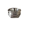 TRUE Weldless 2" TC Tri clamp Bulkhead Compression Fitting 304