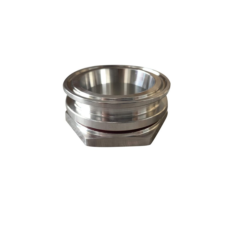 TRUE Weldless 2" TC Tri clamp Bulkhead Compression Fitting 304