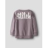 NAME IT Nmfarina Stitch Sweat Bru Wdi, Toadstool, 92
