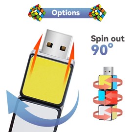Cute USB Flash Drive Computer Memory Stick USB Pendrive for Teachers, Students, Family and Friends (64 GB, Magic Cube)