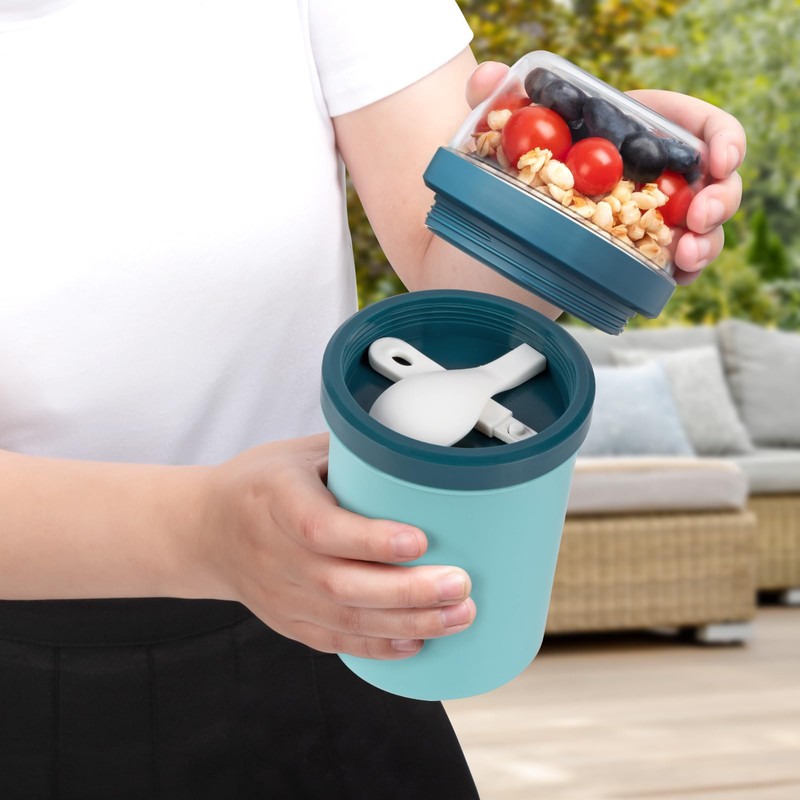 Bicchiere per cereali to Go da 600 ml + 270