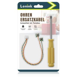 Lenink Replacement cable compatible with Toniebox repair accessories, includes electronic buttons and screwdriver (without ears)