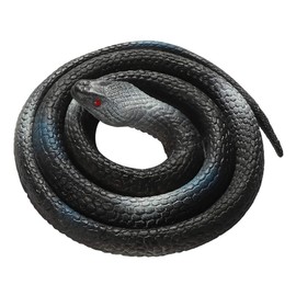 Bolonbi FRIUSATE 4 Pieces Toy Snakes, 30 Inch Rubber Snake Fake Snake Realistic Snake for April Fool’s Day, Boys’ Favorite, Pool Party, Bathtub Floater