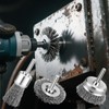 15PCS Wire Brushes Kit for Drill, Stainless Steel Wire Wheel
