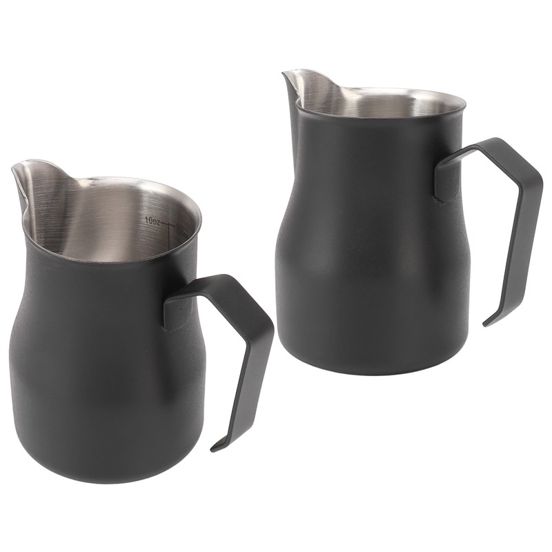 Milk Pitcher Cup 304 Stainless Steel Spout Mouth Scale Coffee