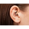 Luxe Modz Cartilage Earring with CZ Gems Black Ion Plated