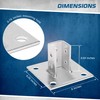 OHLECTRIC Strut Post Base Single Channel 1-5/8” (2 Pack) –