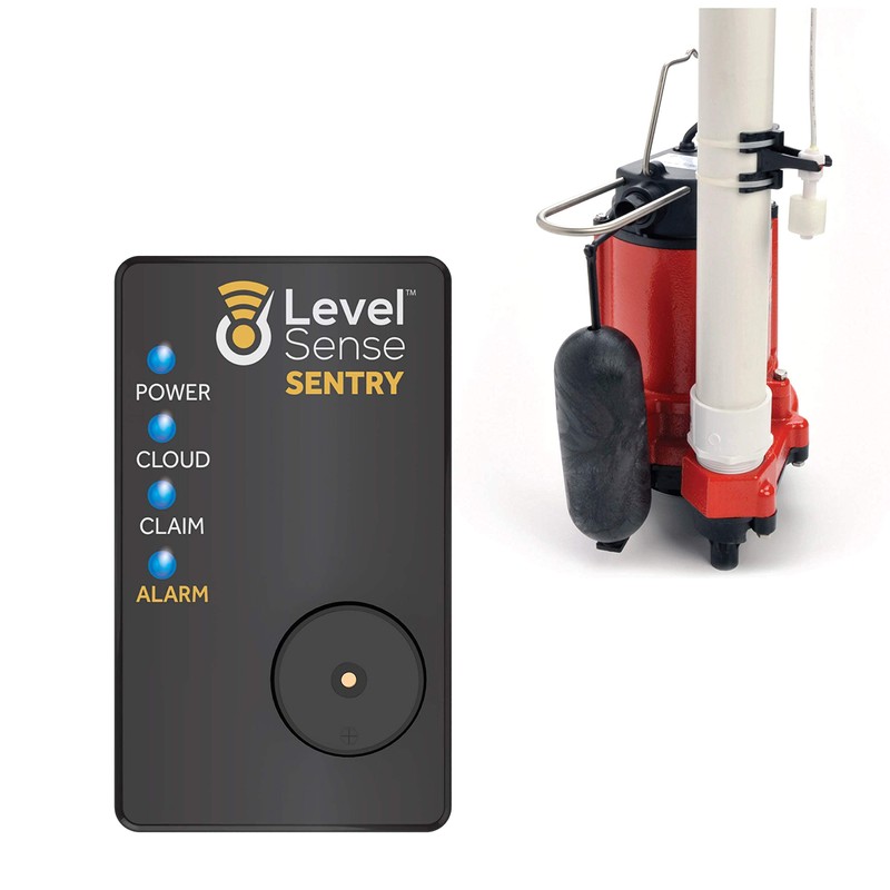 Level Sense Sentry WiFi Connected Sump Pump Alarm (w/ Float