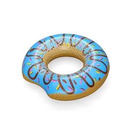 Bestway 36118 3/4" Diameter Donut Swim Ring for Adults (Blue)