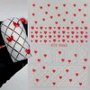 Valentine's Day Nail Art Stickers Decals Red Heart Nail Stickers