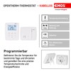 EMOS OpenTherm Wireless Room Thermostat, Programmable Digital Temperature Controller for