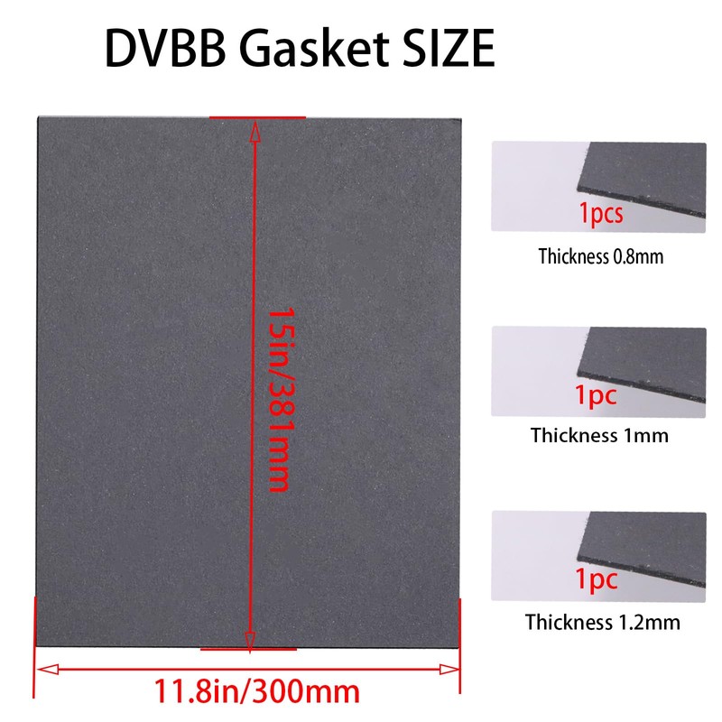 DVBB Gaskets Material Non Asbestos Materials-15 x11.8 in Temperature Gasket