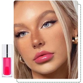 Hydrating Lip Glow Oil Hydrating & Long Lasting Plumping Lip Gloss Non-Sticky Tinted Lip Balm Lip Care Transparent Toot Lip Oil Prevents Lip Lines and Dry Cracked Lips