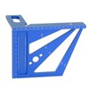 Woodworking Ruler Multifunctional Angle Measuring Ruler Aluminum Alloy Square Tool
