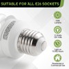 UNITEDLUX E26 Spiral CFL Light Bulbs Medium Base 13Watt (60Watt