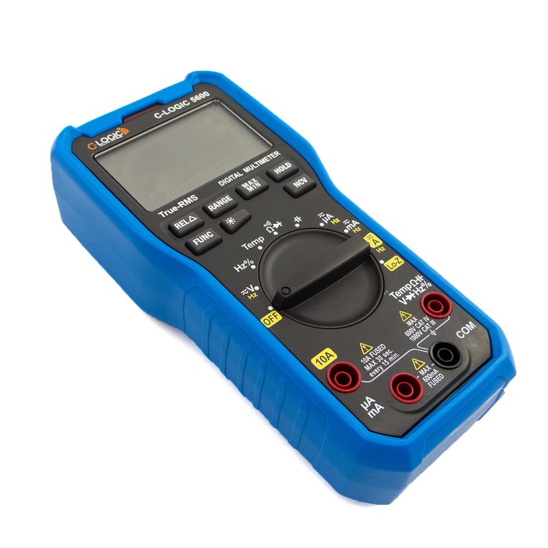 C-LOGIC 5600 Digital Multimeter TRMS Low Z Low Impedance CAT
