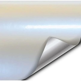 VViViD Space Pearl Metallic White Vinyl Wrap Film Roll Decal Sheet DIY Easy to Use Air-Release Adhesive (3ft x 5ft)