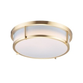 Maxim Rogue - 2 Light Flush Mount-Satin Brass Finish