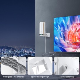 XLTTYWL Orbi WiFi 7 Wall Mount, ABS Orbit 7 Holder, optimizes Space, Compatible with Orbi WiFi 7 mesh Systems and All Net Gear Nighthawk Wi Fi 7 routers (RBEWMB-10000S) White, 2 Pack