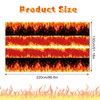 CC HOME 1Pc Fire Party Plastic Tablecloth 54 x 87