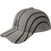 Kangol Don Stripe Spacecap Hat - Warm Grey/XL Baseball &