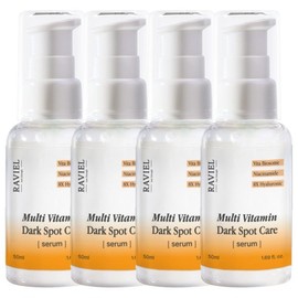 Raviel 2+2 잡티 순삭 피부 톤업 멀티비타민 잡티 앤 기미 케어 세럼 50ml 2+2 Spot Removal Skin Tone Up Multivitamin Spot and Freckle Care Serum 50ml