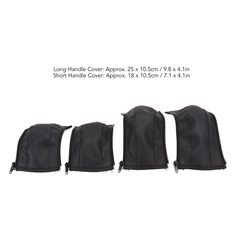 4pcs Stroller Handlebar Cover Waterproof Sweat Absorbing Strong Grip PU