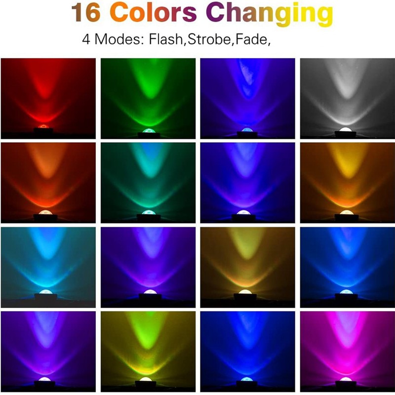 10W RGB Multicolor Waterproof Underwater Light LED Landscape Fountain Pond