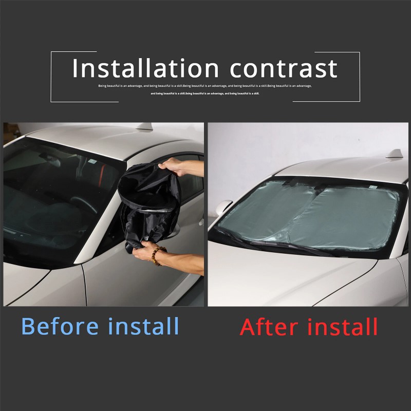 car-attention Car Windshield Sun Shade Visor Cover For Subaru BRZ