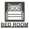 AllBright Bedroom Bedroom Sign Plate Pictogram Room Sign Door Sign