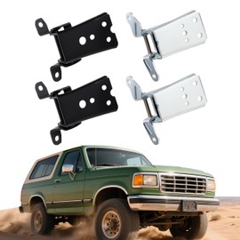 Riyhch 4PCS Upper & Lower Door Hinge Set Left & Right Side for Ford F150 F250 F350 Bronco LTD Fairmont Granada Thunderbird 1978-1997, for Mercury Zephyr Marquis Cougar 1978-1986, 925-066 925-068