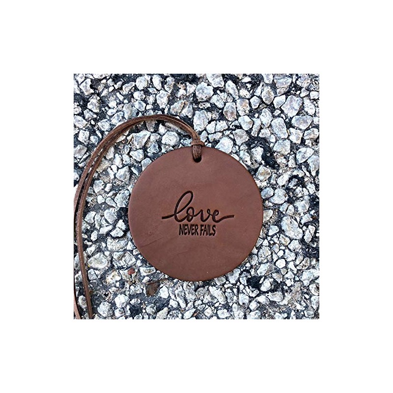 Air Flair | Leather Car Air Freshener | Love Never