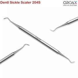 OROAX Periodontal Sickle Scaler 204S Dentist Calculus Scaler Dentistry Pick Tool OROAX