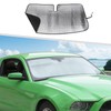 Jimen Car Windshield Sun Shade Window Visor Compatible with Ford