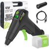 Hot Glue Gun and Sticks Set, 12s Fast Preheating Auto